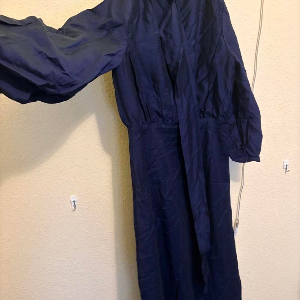 Woman's 3/4 Sleeve Midi A-Line Dress. Size S